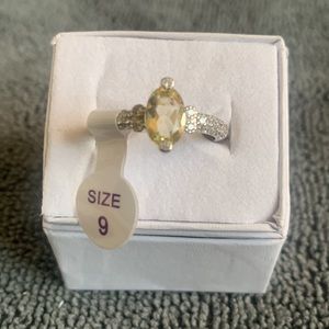Bomb Party Genuine Citrine .925 Solid Sterling Silver